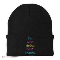 Isla Cute Personalized Text 's Gift Top For Beanie thumb 0