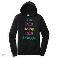 Isla Cute Personalized Text 's Gift Top For Women's Hoodie thumb 0