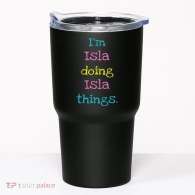 Isla Cute Personalized Text 's Gift Top For Tumbler