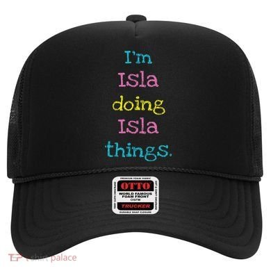 Isla Cute Personalized Text 's Gift Top For Hat