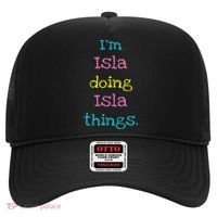 Isla Cute Personalized Text 's Gift Top For Hat thumb 0