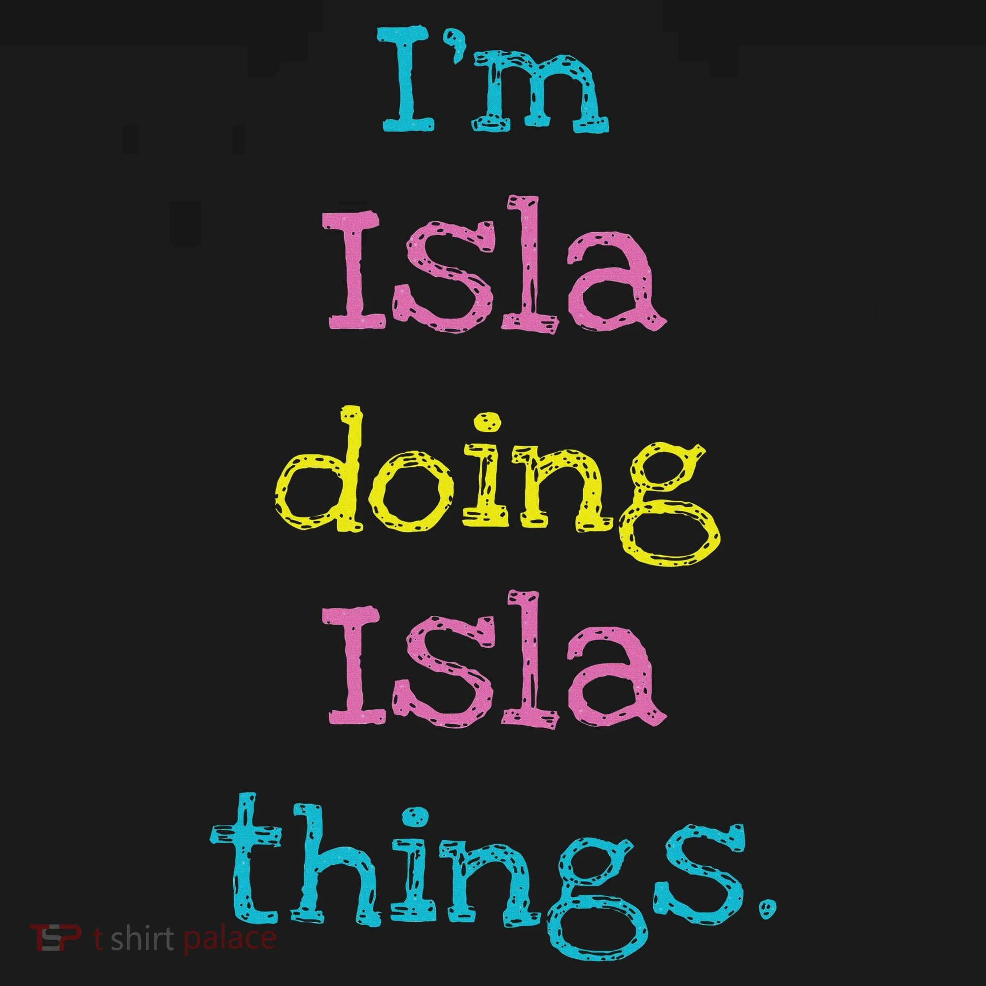 Isla Cute Personalized Text 's Gift Top For Toddler Hoodie