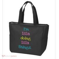 Isla Cute Personalized Text 's Gift Top For Tote Bag thumb 3