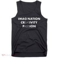 Imagination Creativity Passion I Eat Ass Funny Adult Pun Tank Top thumb 0