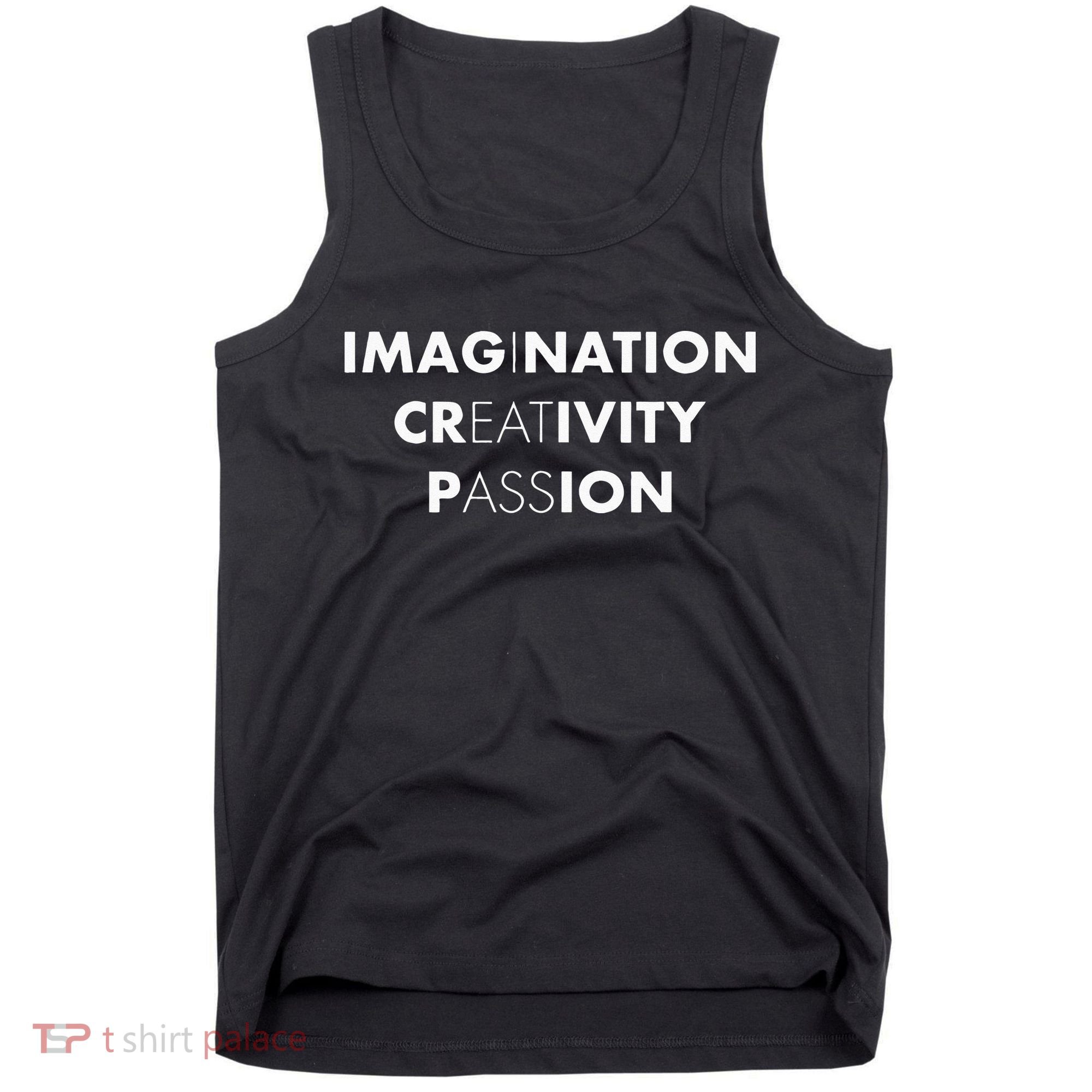Imagination Creativity Passion I Eat Ass Funny Adult Pun Tank Top