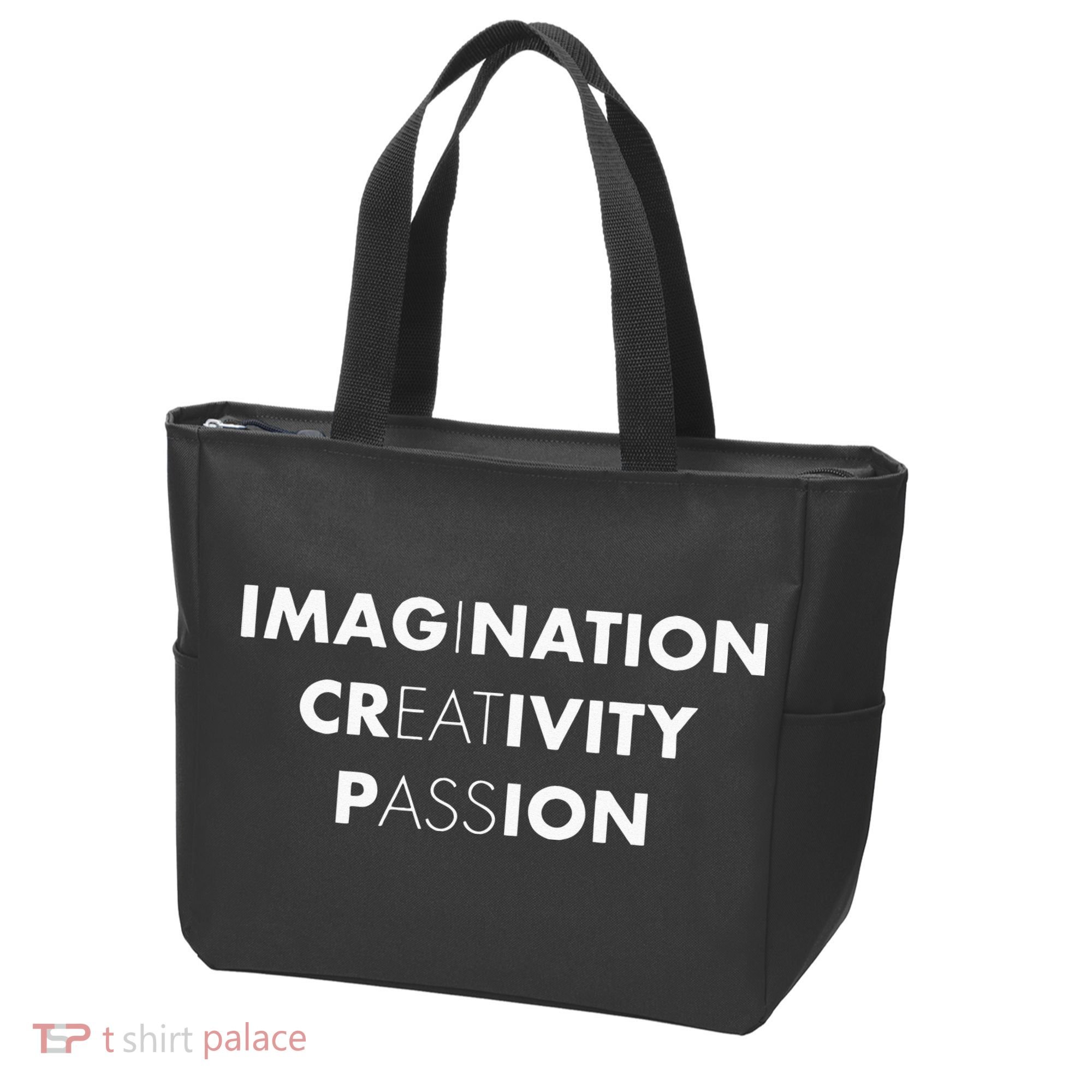Imagination Creativity Passion I Eat Ass Funny Adult Pun Tote Bag
