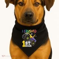 I Crushed Preschool Monster Truck Graduation Cap Gift USA-Made Doggie Bandana thumb 1