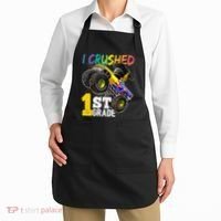 I Crushed Preschool Monster Truck Graduation Cap Gift Apron thumb 2