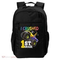 I Crushed Preschool Monster Truck Graduation Cap Gift Backpack thumb 0