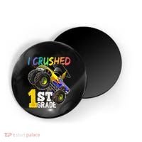 I Crushed Preschool Monster Truck Graduation Cap Gift Magnet thumb 0
