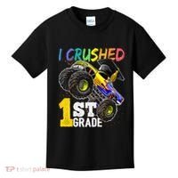 I Crushed Preschool Monster Truck Graduation Cap Gift Kids T-Shirt thumb 0