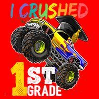 I Crushed Preschool Monster Truck Graduation Cap Gift Santa Hat thumb 1