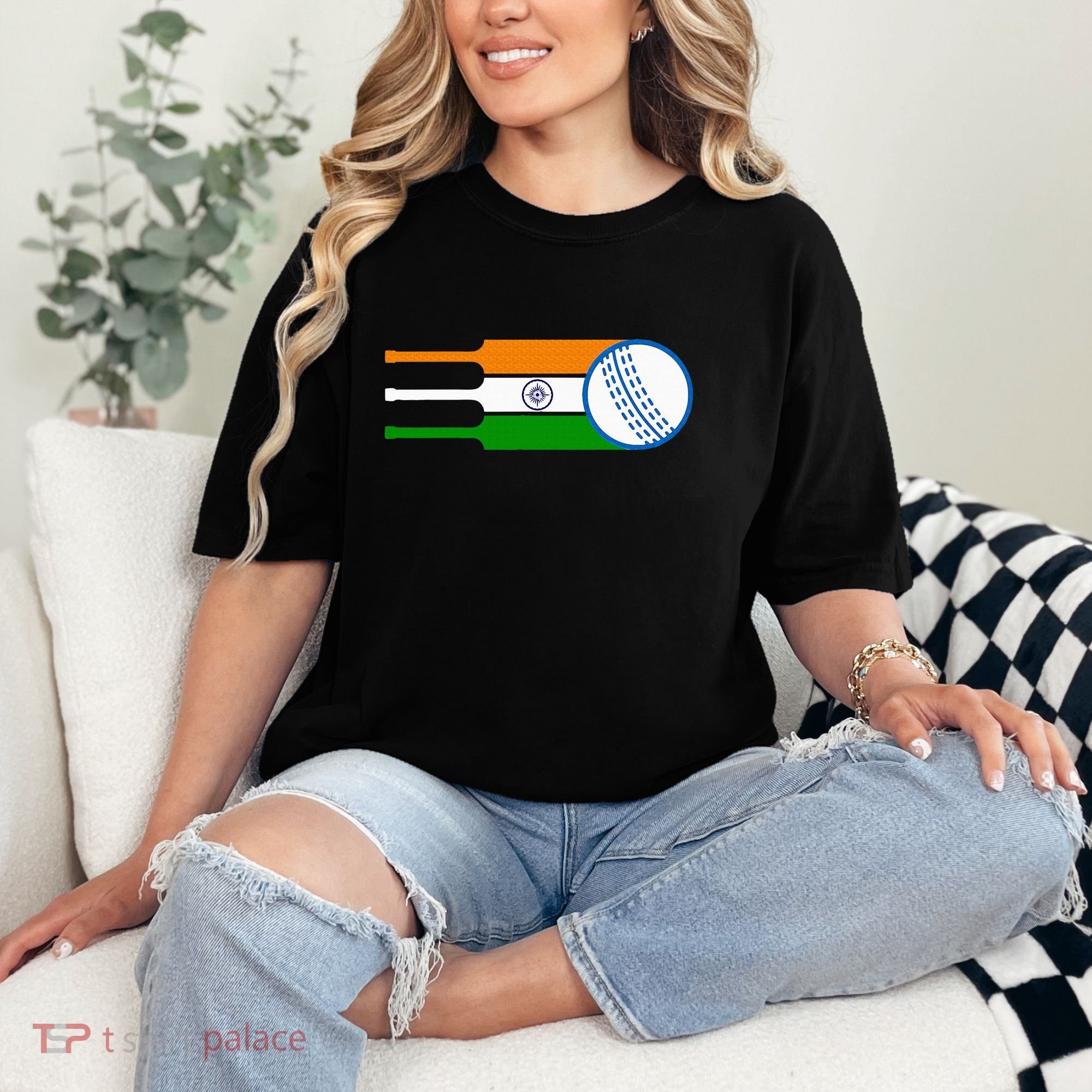 Indian Cricket Player Team Cricket Fans India Cricket Comfort Colors T-Shirt