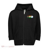 Indian Cricket Player Team Cricket Fans India Cricket Toddler Zip Fleece Hoodie thumb 0