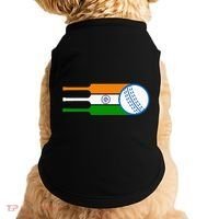 Indian Cricket Player Team Cricket Fans India Cricket Doggie Tank thumb 0