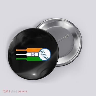Indian Cricket Player Team Cricket Fans India Cricket Button