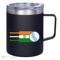 Indian Cricket Player Team Cricket Fans India Cricket 12oz Stainless Steel Coffee Mug thumb 0