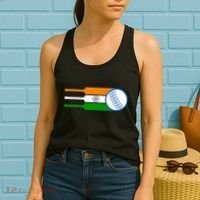 Indian Cricket Player Team Cricket Fans India Cricket Women's Tank Top thumb 2