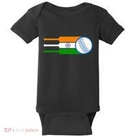 Indian Cricket Player Team Cricket Fans India Cricket Baby Bodysuit thumb 0