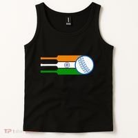 Indian Cricket Player Team Cricket Fans India Cricket Tank Top thumb 2