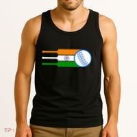 Indian Cricket Player Team Cricket Fans India Cricket Tank Top thumb 3