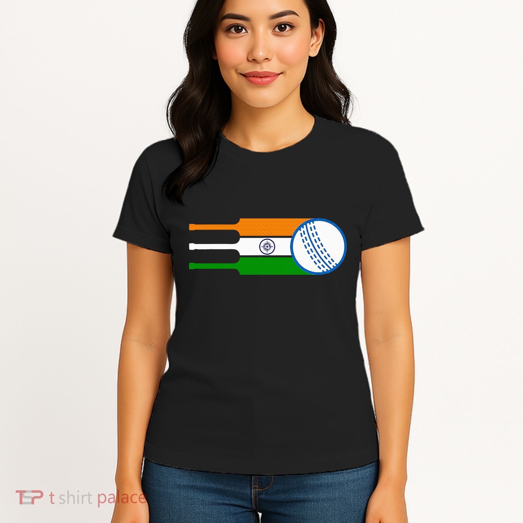 Indian Cricket Player Team Cricket Fans India Cricket Women's T-Shirt