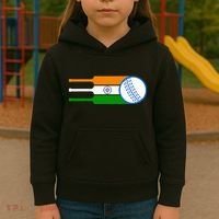 Indian Cricket Player Team Cricket Fans India Cricket Kids Hoodie thumb 3