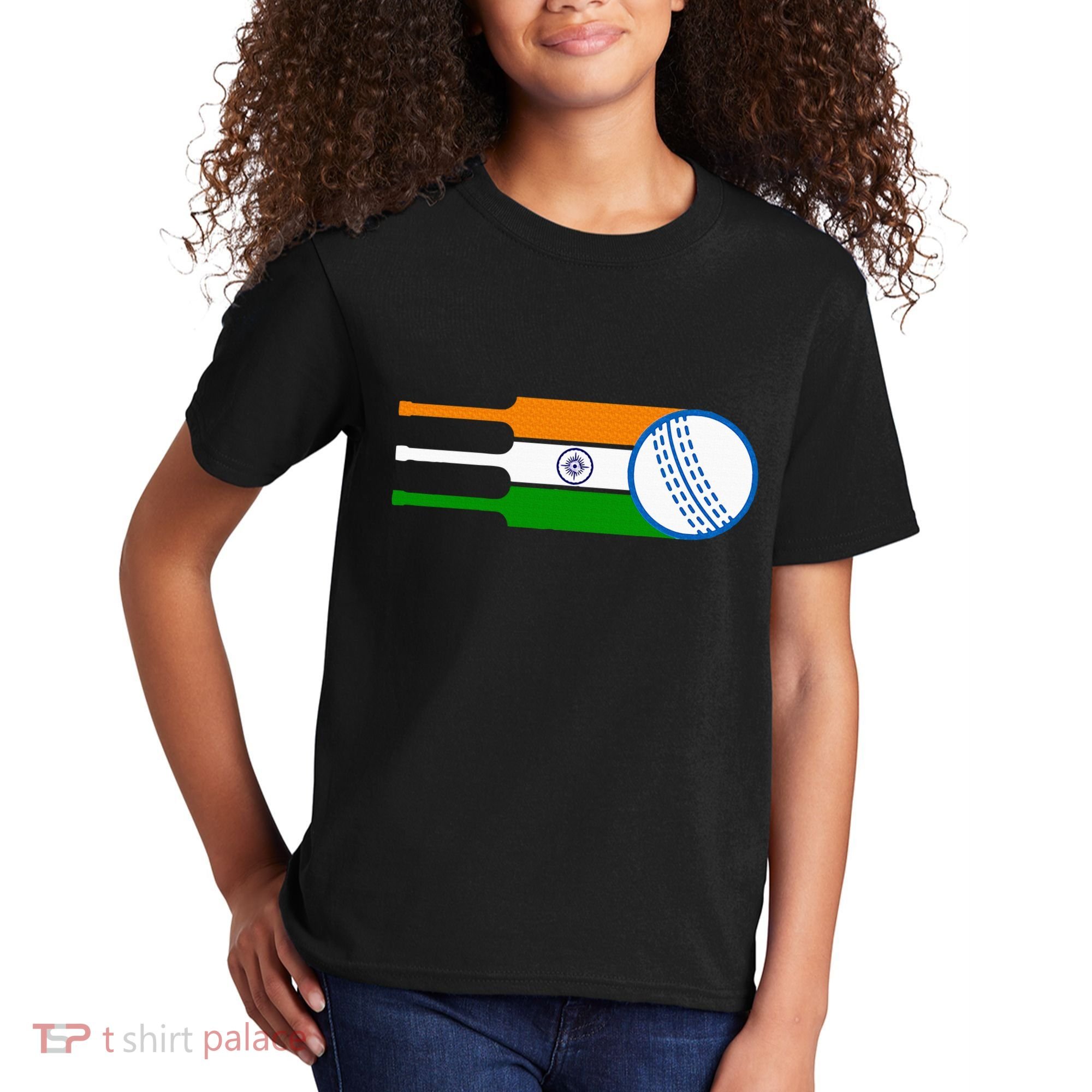 Indian Cricket Player Team Cricket Fans India Cricket Kids T-Shirt