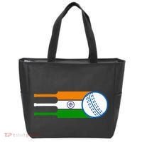 Indian Cricket Player Team Cricket Fans India Cricket Tote Bag thumb 0