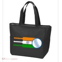 Indian Cricket Player Team Cricket Fans India Cricket Tote Bag thumb 3