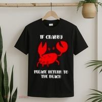 If Crabby Please Return To The Beach T-Shirt thumb 2