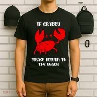 If Crabby Please Return To The Beach T-Shirt thumb 6