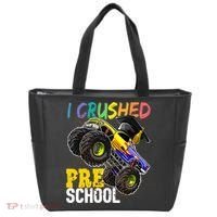 I Crushed Preschool Monster Truck Graduation Cap Gift Boys Tote Bag thumb 0
