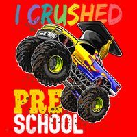 I Crushed Preschool Monster Truck Graduation Cap Gift Boys Santa Hat thumb 1