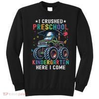 I Crushed Preschool Kindergarten Here I Come Monster Truck Sweatshirt thumb 0