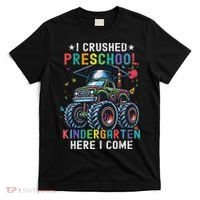 I Crushed Preschool Kindergarten Here I Come Monster Truck T-Shirt thumb 0