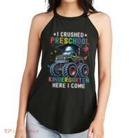 I Crushed Preschool Kindergarten Here I Come Monster Truck Women's Perfect Tri Rocker Tank thumb 2