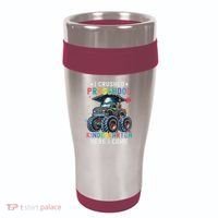 I Crushed Preschool Kindergarten Here I Come Monster Truck 16oz Travel Tumbler thumb 0
