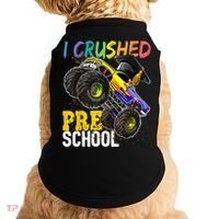 I Crushed Preschool Monster Truck Graduation Cap Gift Boys Doggie Tank thumb 0