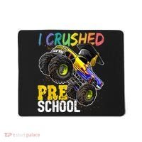 I Crushed Preschool Monster Truck Graduation Cap Gift Boys Mousepad thumb 0