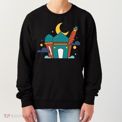 Islamic Cute Ramadan Mubarak Arabic Gift Women's Sweatshirt
