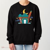 Islamic Cute Ramadan Mubarak Arabic Gift Women's Sweatshirt thumb 0