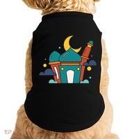 Islamic Cute Ramadan Mubarak Arabic Gift Doggie Tank thumb 0