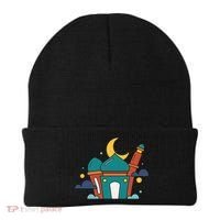 Islamic Cute Ramadan Mubarak Arabic Gift Beanie thumb 0