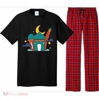 Islamic Cute Ramadan Mubarak Arabic Gift Pajama Set thumb 0