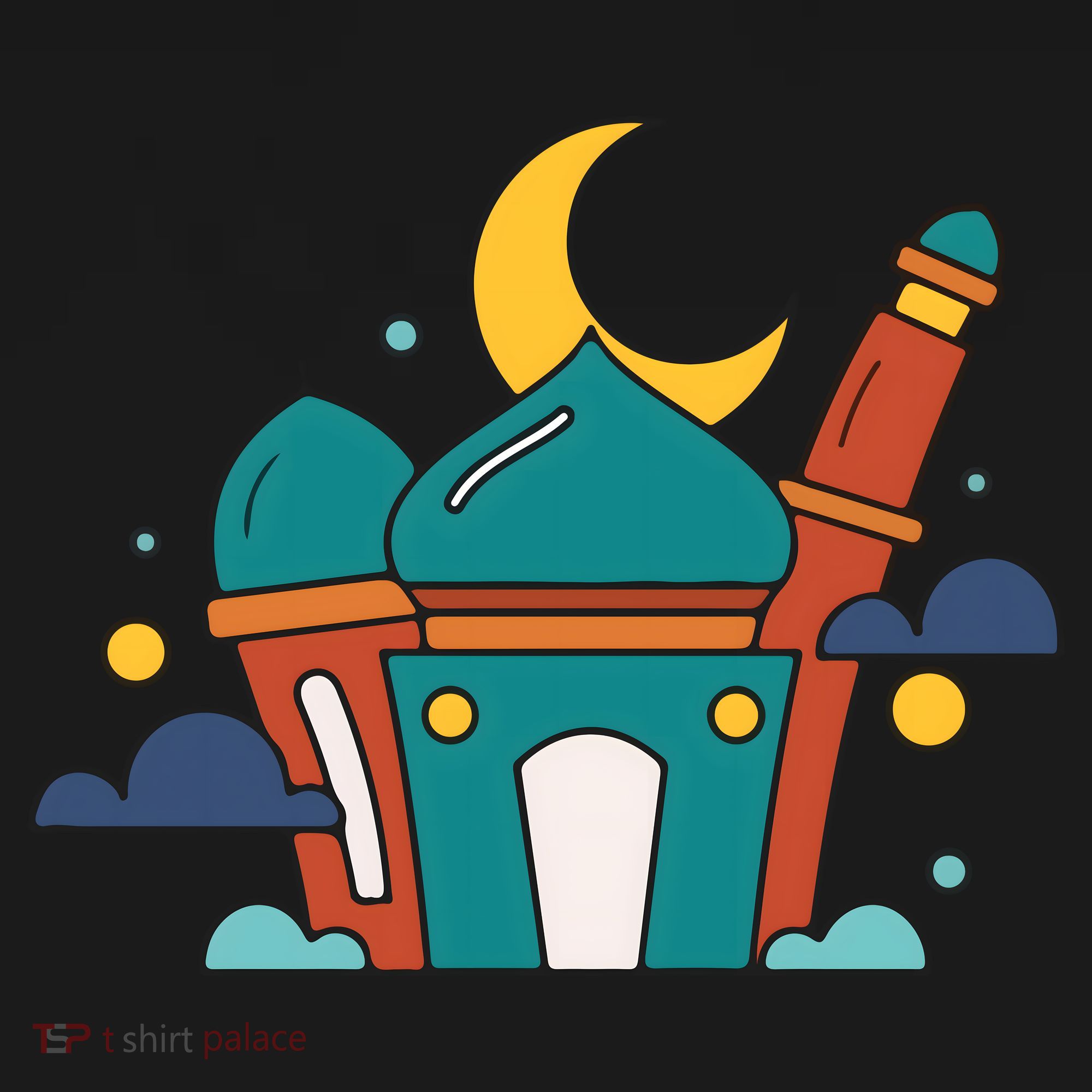 Islamic Cute Ramadan Mubarak Arabic Gift Ornament