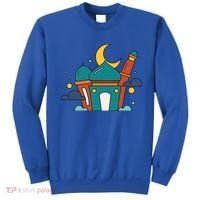 Islamic Cute Ramadan Mubarak Arabic Gift Sweatshirt thumb 0