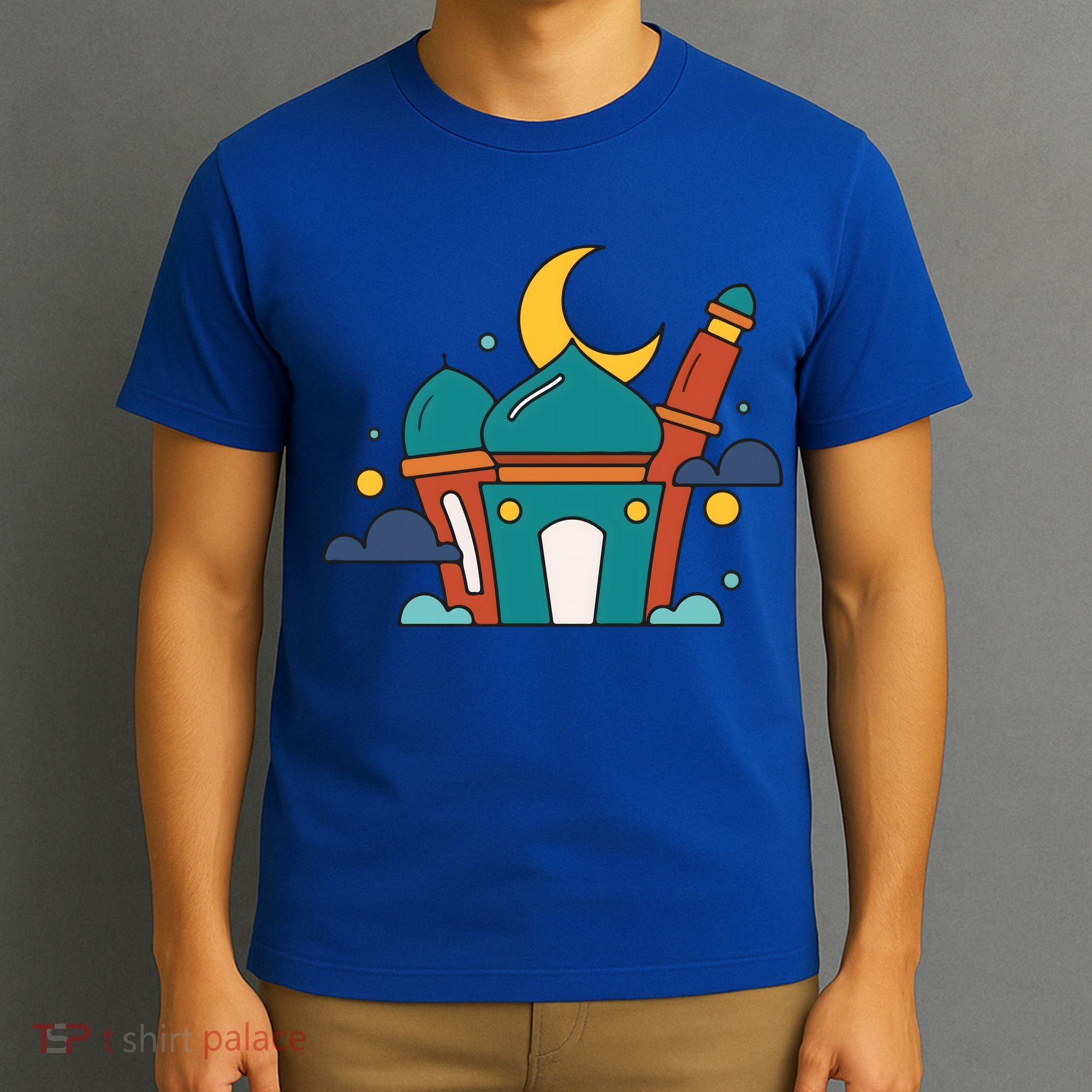 Islamic Cute Ramadan Mubarak Arabic Gift T-Shirt