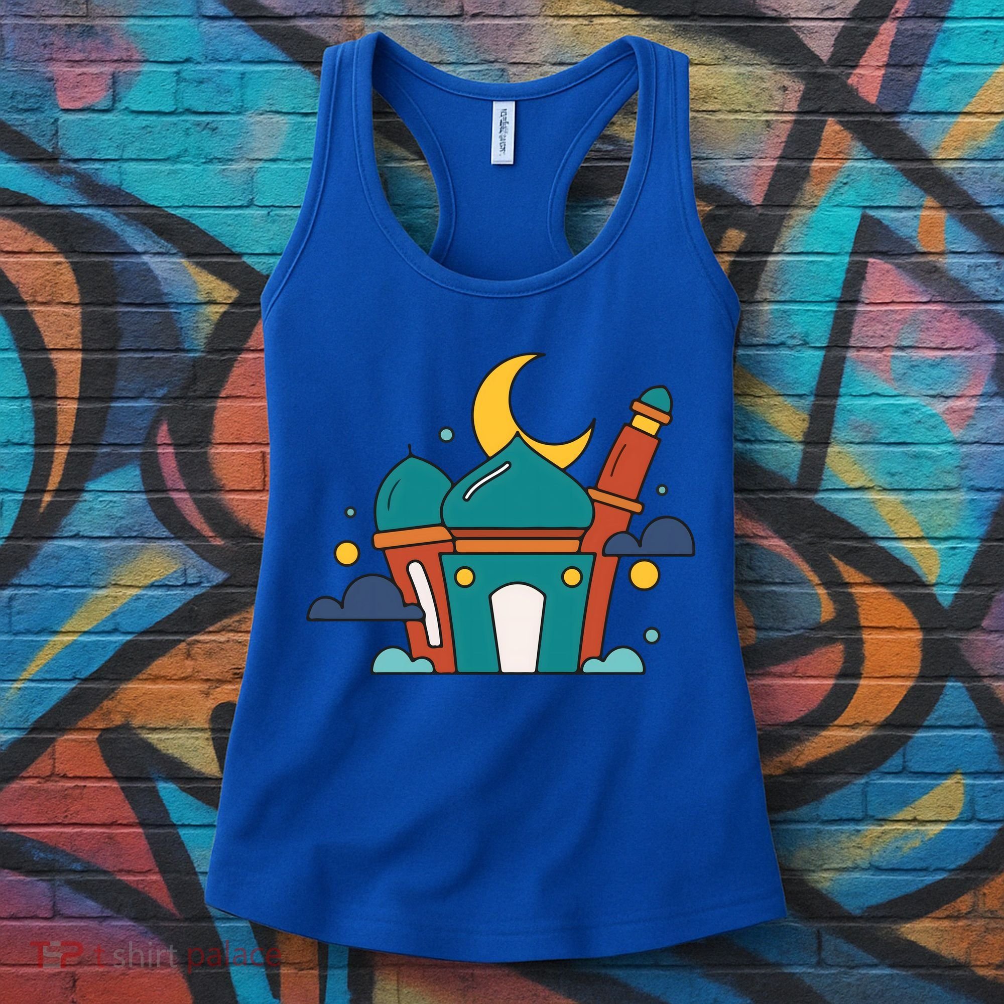 Islamic Cute Ramadan Mubarak Arabic Gift Women's Tank Top