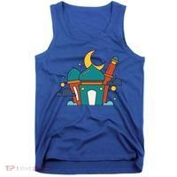 Islamic Cute Ramadan Mubarak Arabic Gift Tank Top thumb 0